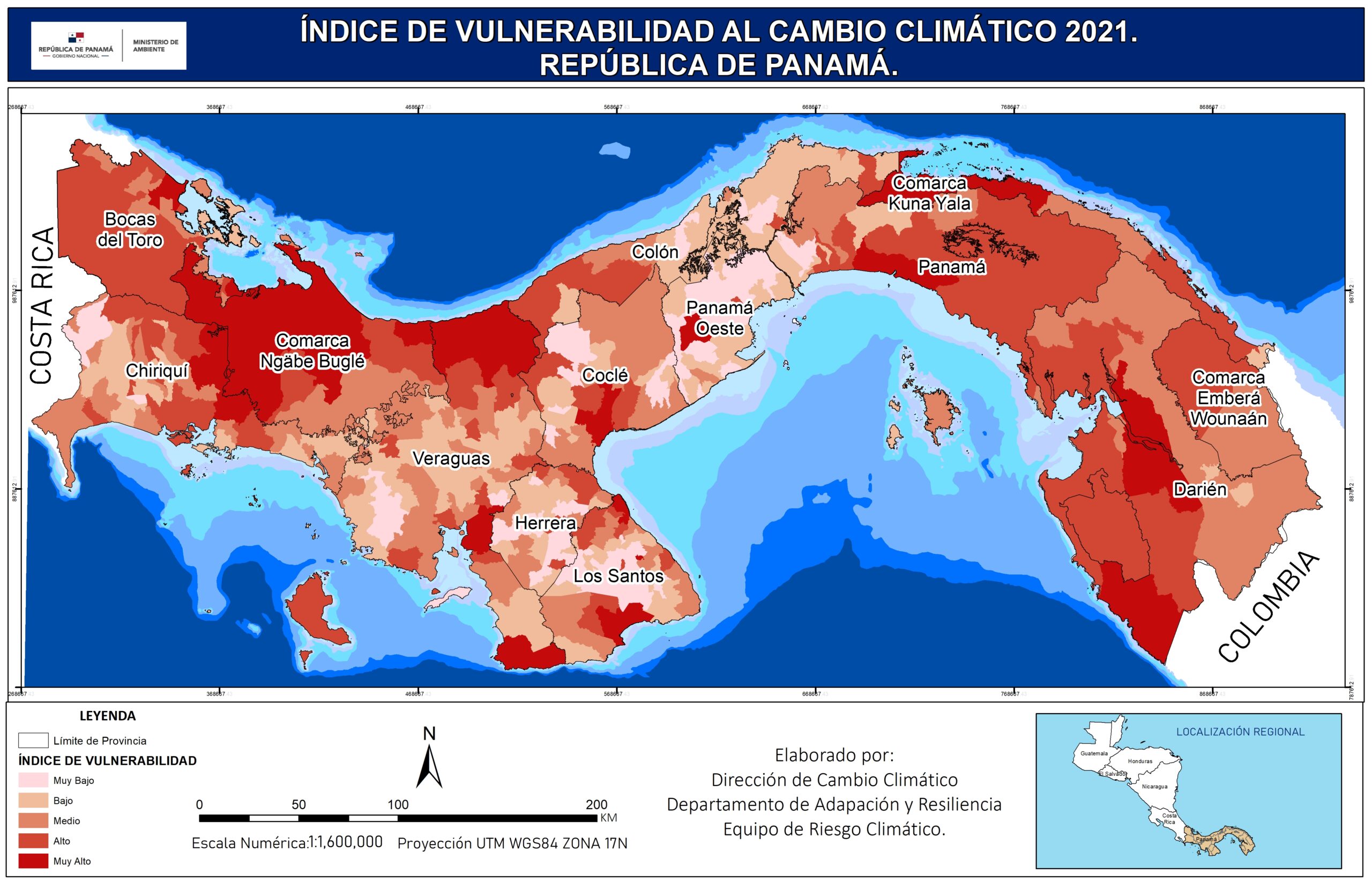 ÍNDICE DE VULNERABILIDAD AL CAMBIO CLIMÁTICO 2021